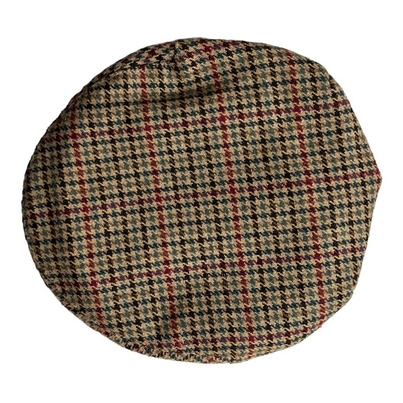 Jonathan Richard Ireland Tweed Wool-Blend Newsboy Cap Size Small - Picture 2 of 11